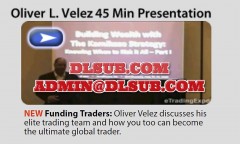 Oliver Velez Funding Traders branded promotional cover for online education