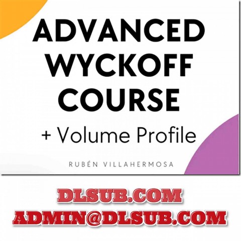 Ruben Villahermosa brand logo and vendor identifier for the Advanced Wyckoff Course