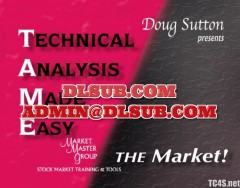 Mockup image of Doug Sutton TAME Home Study Course Technical Analysis Made Easy BetterTrades e-learning materials