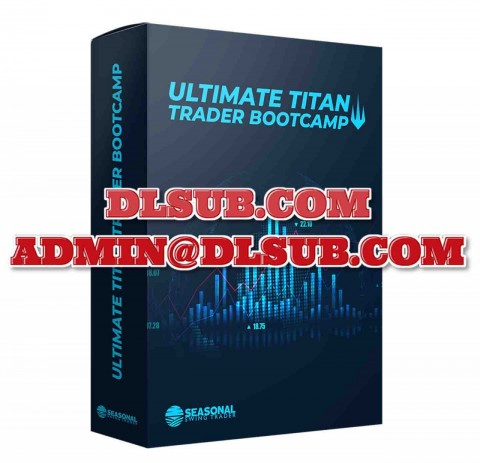 Trades Trending Ultimate Titan Trader Bootcamp branded course box mockup for digital training