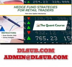 The Quant Course branded photo with logo and course materials