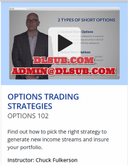 E-commerce styled image for IBD OPTIONS 102 - Options Trading Strategies online training course