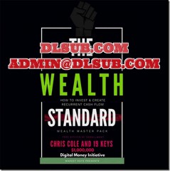 Sales page e-commerce box display of The Wealth Standard Masterclass program