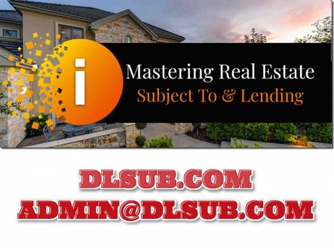InvestiShare – Mastering Real Estate – Subject To & Lending Deals branded course box mockup for digital training